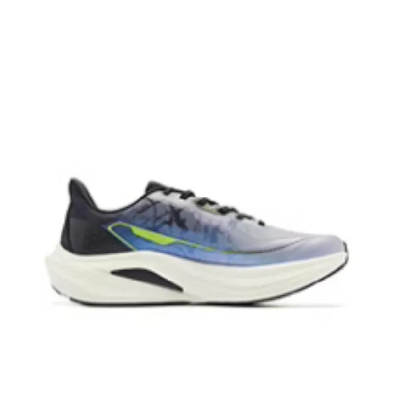 QIAODAN Boundaryless 7.0 Cushioned Slip Resistant Rebound Low Top Casual Sprint Running Shoes Men's Gray Black-1