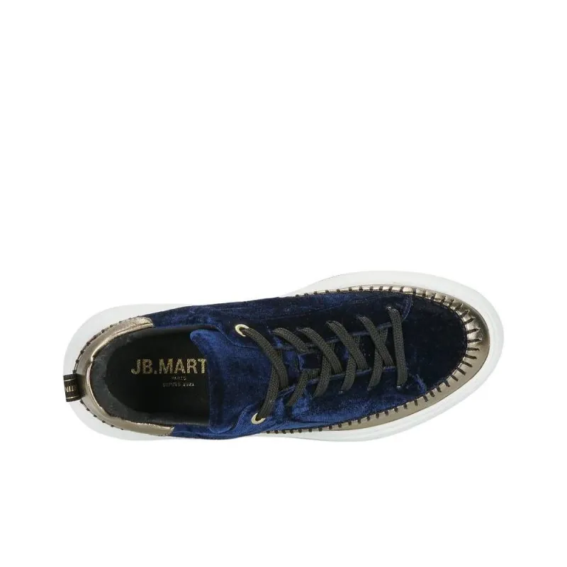 JB MARTIN Low Top Skateboard Shoes Women's Blue-5