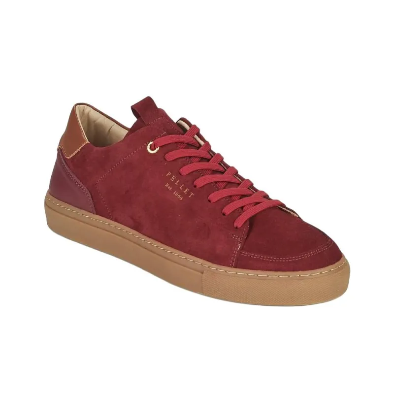 PELLET SIMON Low-Top Skateboard Shoes Men's Red-2