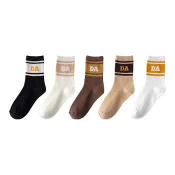 Cotton Gene Mid Calf Socks Unisex Combo Set
