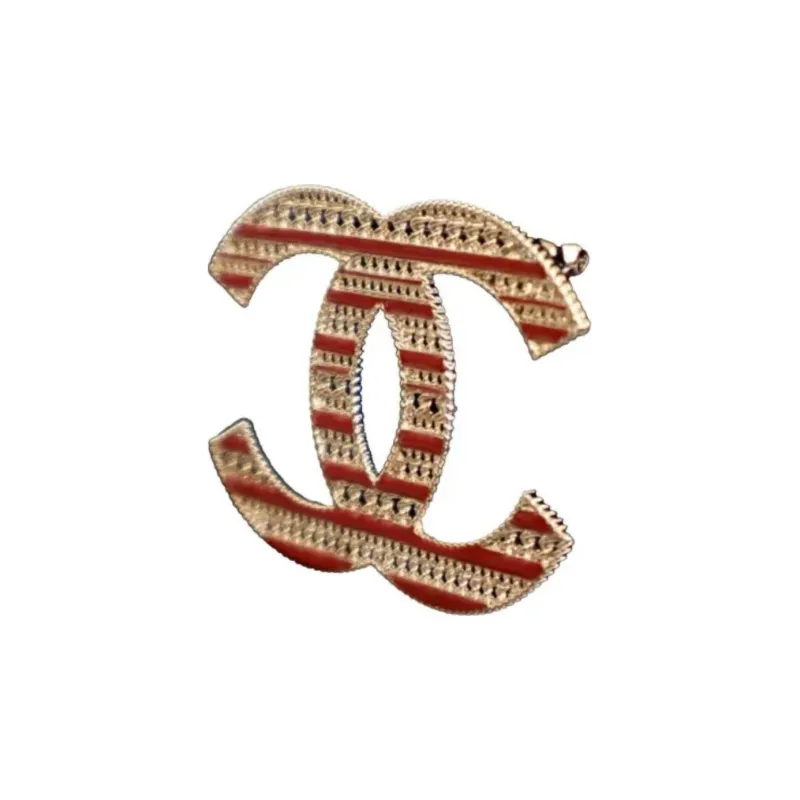 CHANEL 2020 Plated Enamel Cc Brooch Costume Brooch-1