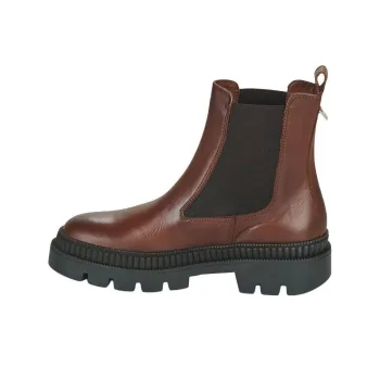 JB MARTIN OCEANA Short Chelsea Boots 5cm Women's Red Brown