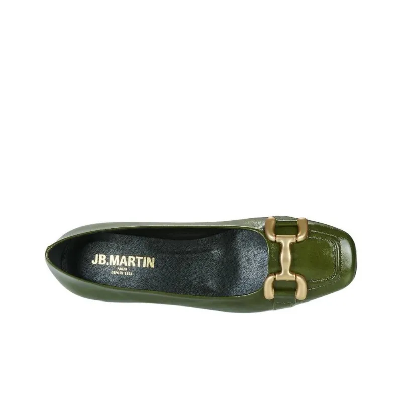 JB MARTIN VICKIE Block Heel High Heels 4cm Women's Green-5