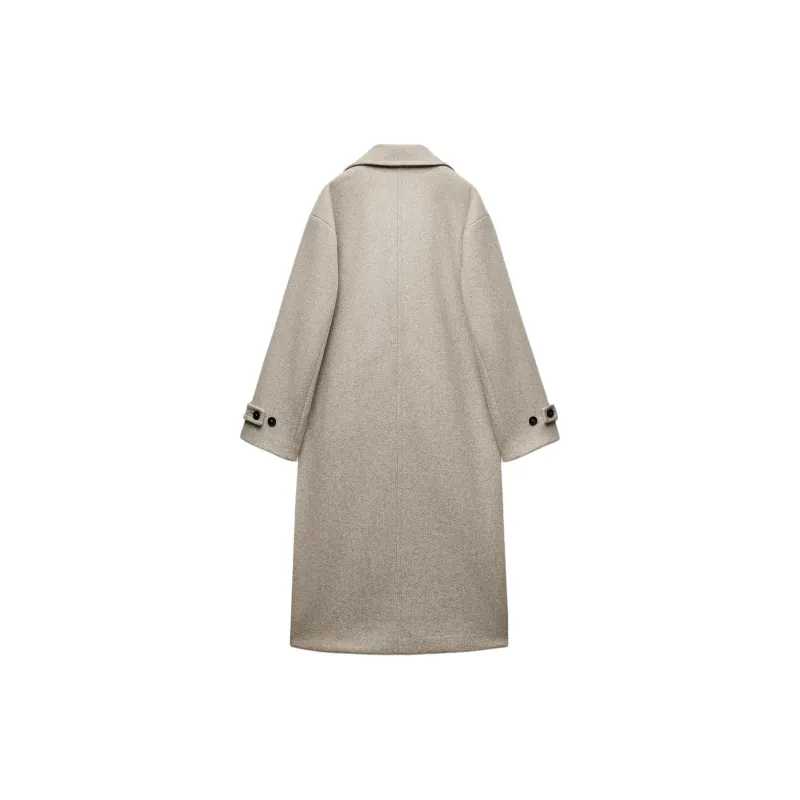 ZARA Coats Women's Beige-1