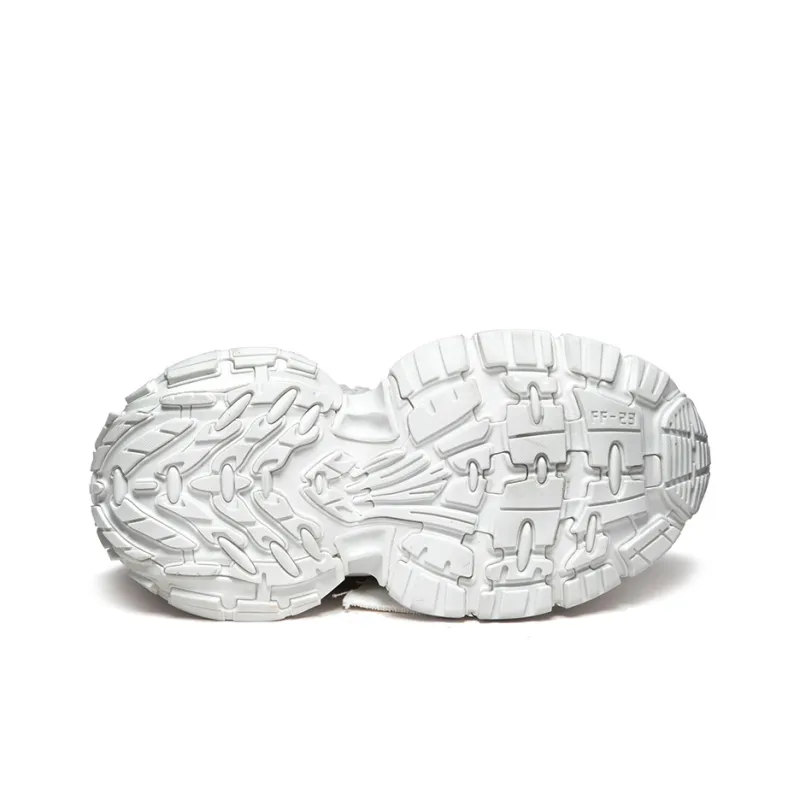 MIO Chunky Sneakers Unisex Low Top White-5