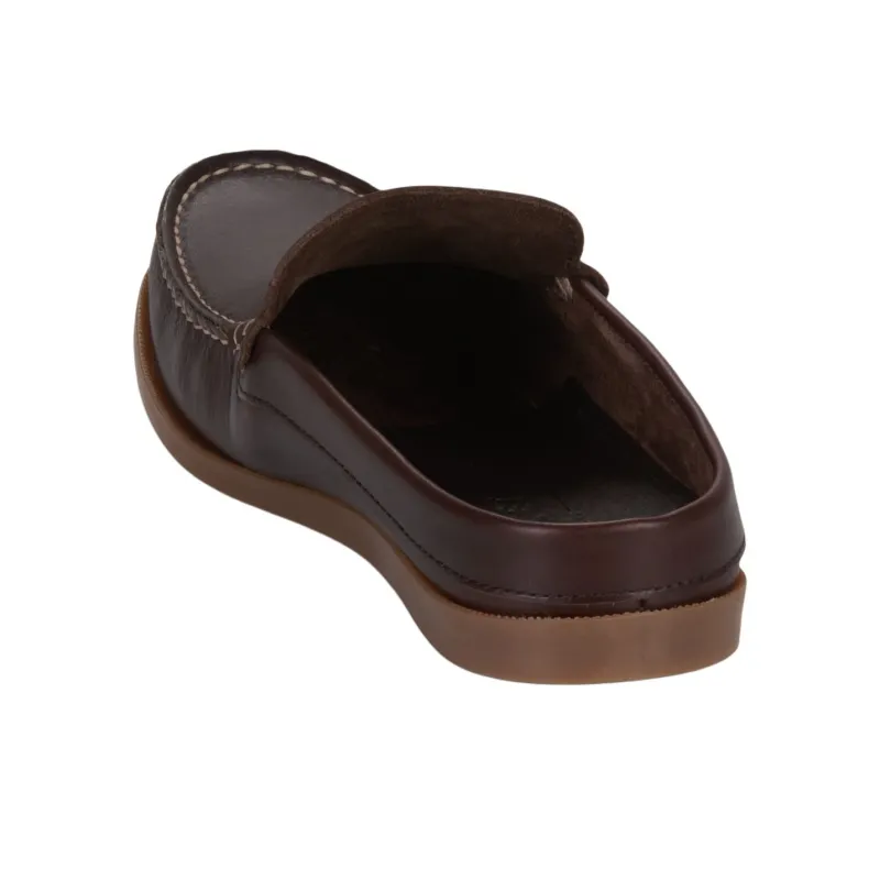 PELLET Slip-Resistant Wrap-toe Slippers Men's Dark Brown-4