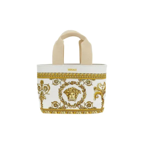 FANSIZHE Medusa Cotton Tote Bag Shopping Bag Handbag Kids' White & Yellow