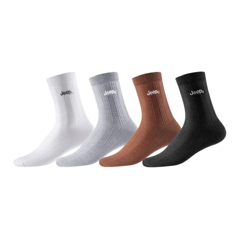 Jeep Mid-Calf Socks Men's 4 Pack-24