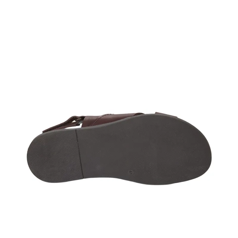 PELLET ANGEL Roman Sandals Men's Brown-6