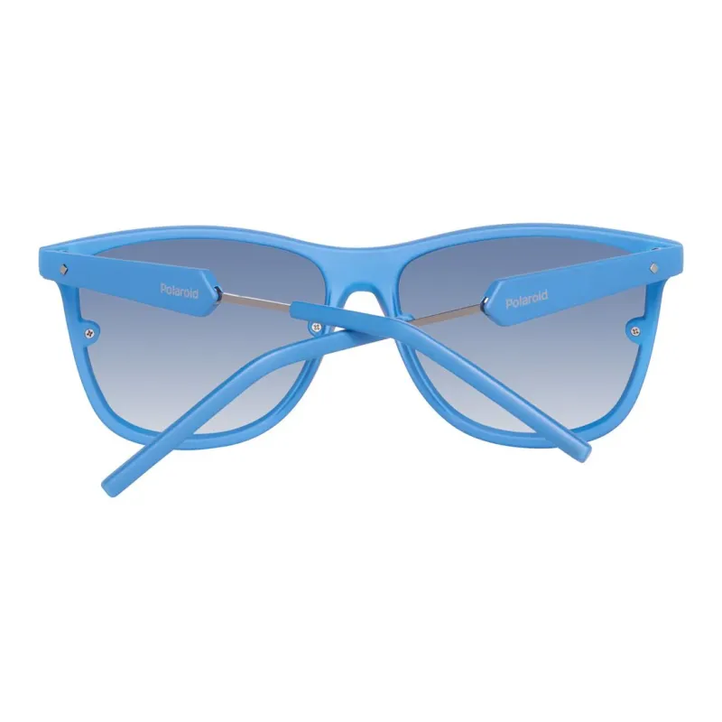 Polaroid Acetate Metal Irregular Shape Sunglasses Unisex Blue-2