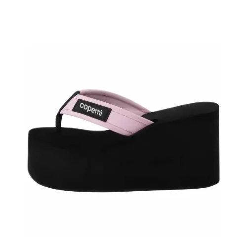 fashion Logo patch Flip Flops