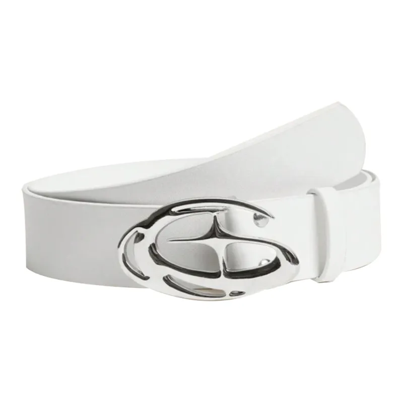 IOTS Alloy Leather Belts Unisex 3.3cm-3