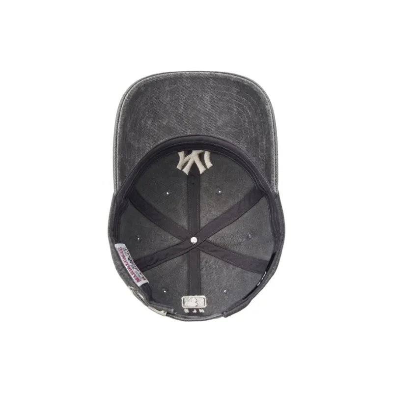 MLB 100% Cotton Baseball Caps Unisex Dark Gray-5