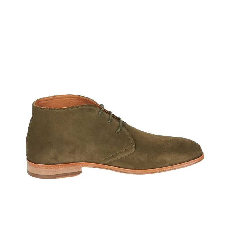 PELLET Ankle Boots Men's Khaki Brown-1