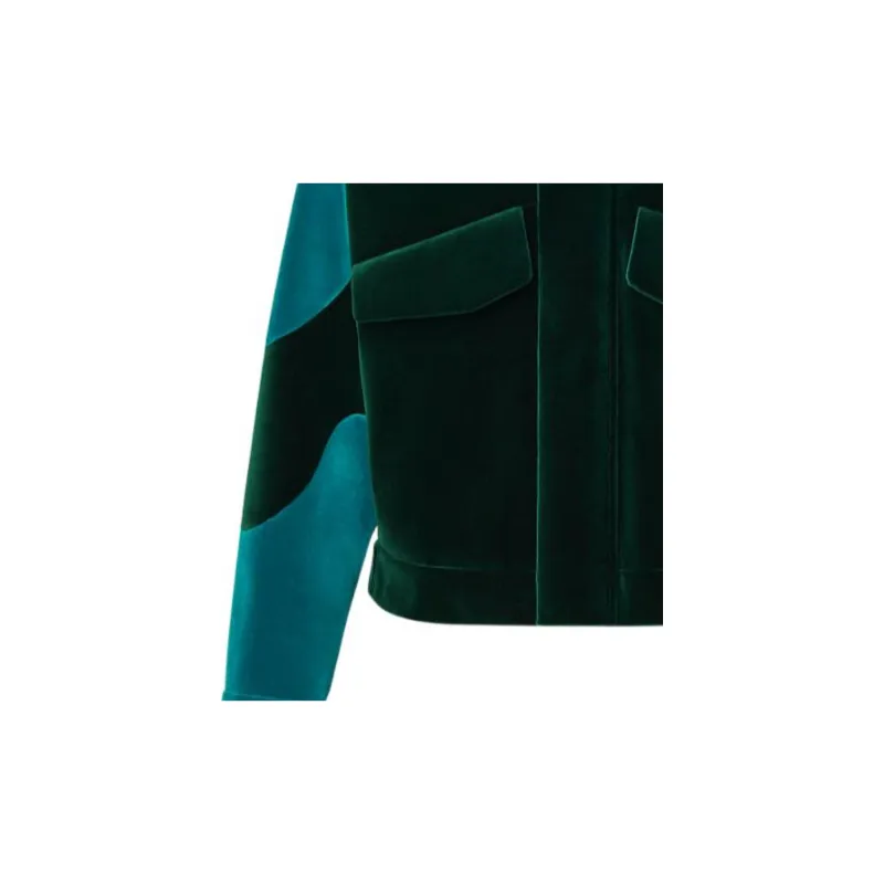 LOUIS VUITTON 2010s Velour Windbreaker-4