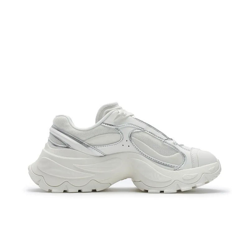FILA SOFIA 4 Cushioning Low-Top Running Shoes Women's Snow-1