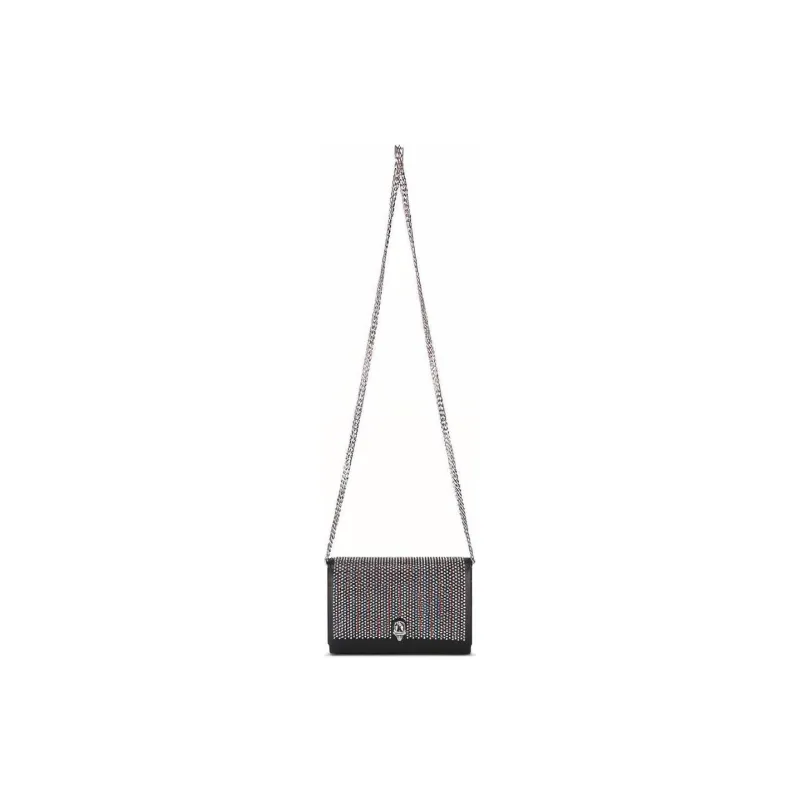 Alexander McQueen Cow Leather Shoulder Bag Women's Black-1