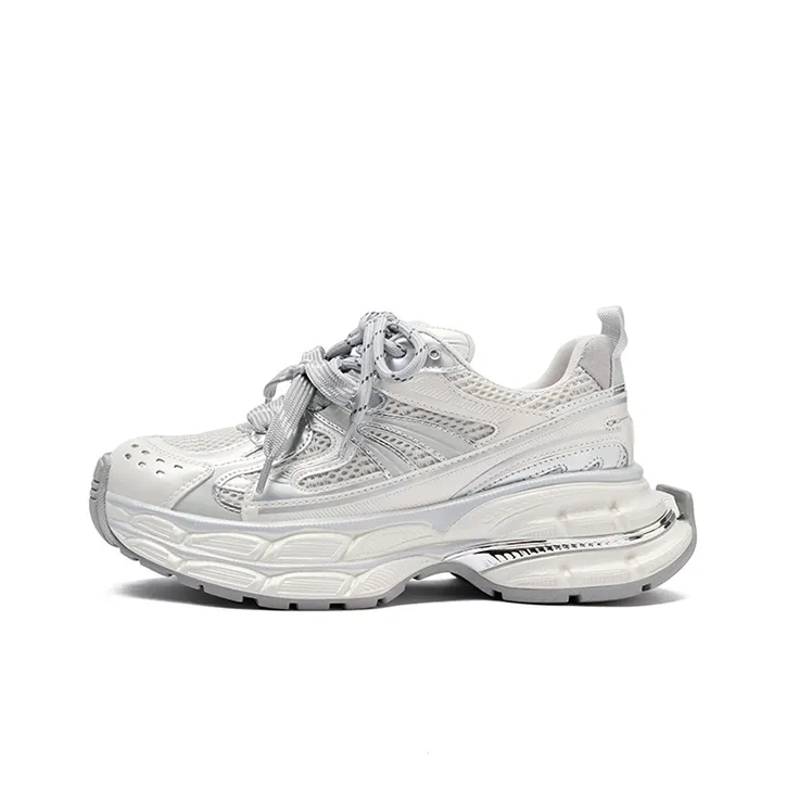 JOSINY Slip-Resistant Height Increasing Low-Top Chunky Sneakers Women's-5