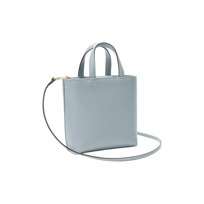 Furla Cow Leather Shoulder Bag Crossbody Bag Handbag Medium Size Women's Cloud Blue-1