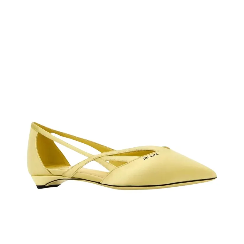 PRADA Casual Single Shoes Women's Yellow-2