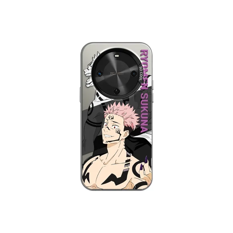 MANQIN Trendy Creative Sukuna Phone Case Impact Resistant Protective Case Compatible With Macadamia 30 Cartoon Trend-3