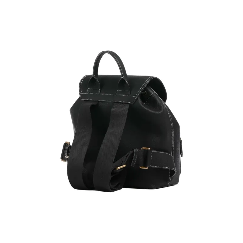PINKO Cow Leather Backpack Women's Black-2