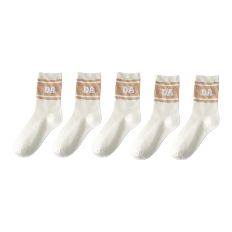 Cotton Gene Mid Calf Socks Unisex Combo Set-19