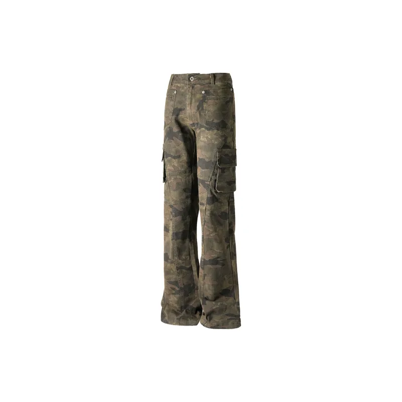 PAINT STAIN Jeans Unisex Camouflage-9