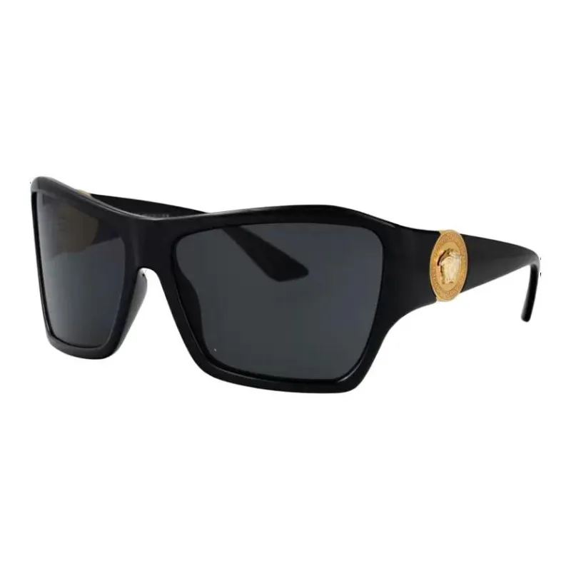 VERSACE Logo plaque Oversize frame Sunglasses-0