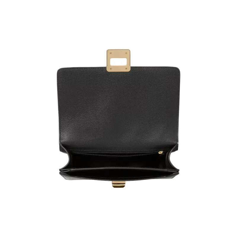 Kate Spade Cow Leather Shoulder Bag Small Size Women's Black-3