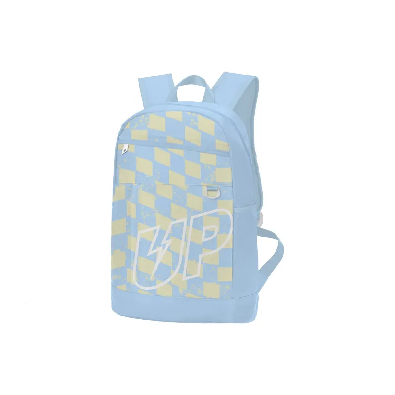 TURN UP Polyester Backpack Unisex Light Blue-1