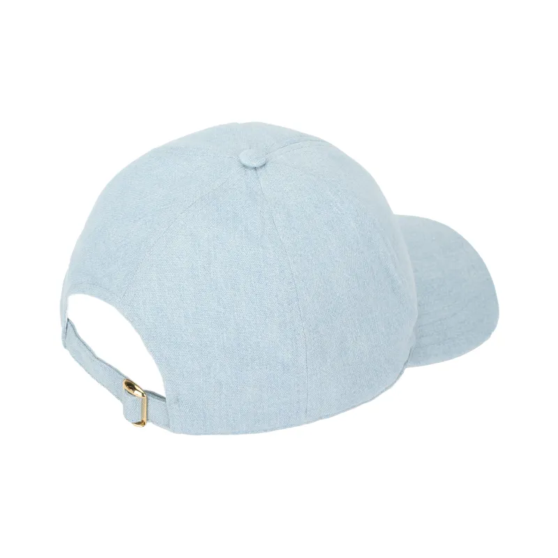 CELINE Denim Baseball Cap-2