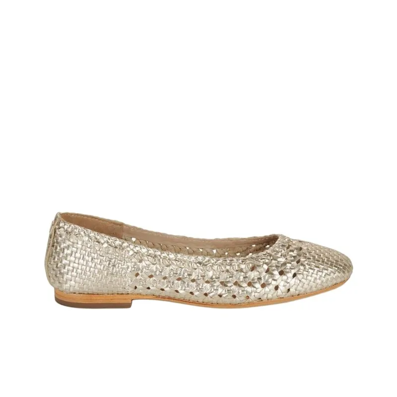 JB MARTIN Casual Single Shoes Women's Gold-1
