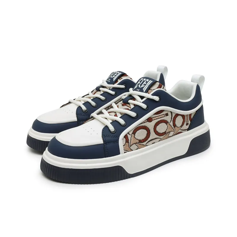 ENRICO COVERI Slip Resistant Cushioning Abrasion Resistant Breathable Low Top Skateboard Shoes Men's-6