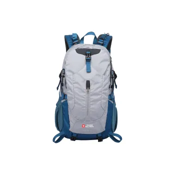 SWISS MILITARY Nylon Hiking Bag Backpacks Regular Unisex Fruit Green/Silver Blue