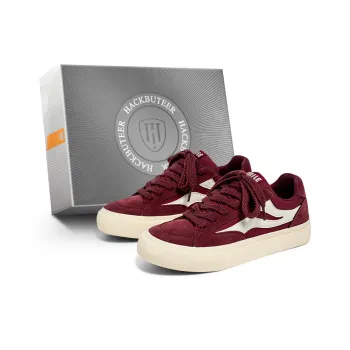 HACKBUTEER Low Top Canvas Shoes Men's Box