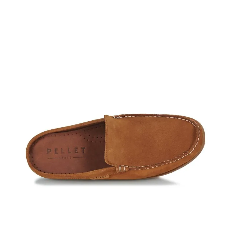 PELLET Abrasion Resistant Wrap toe Slippers Men's Brown-3