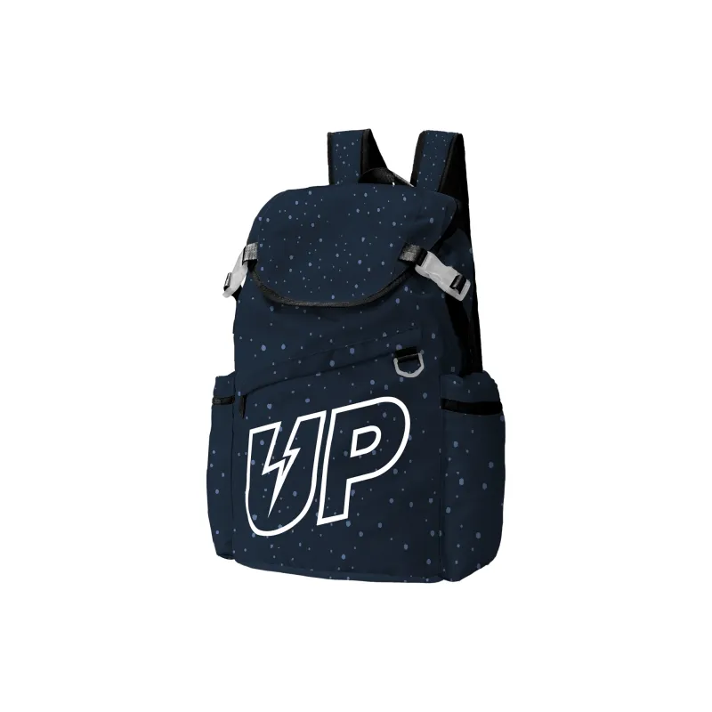 TURN UP Polyester Backpack Regular Unisex Blue-1
