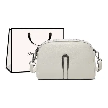 Marino Orlandi Top Grain Cow Leather With Synthetic Leather Small Square Bag Shoulder Bag Small Size Women's Multicolor