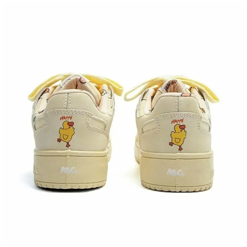 ABCIO Slip Resistant Waterproof Cushioning Height Increasing Low Top Skateboard Shoes Women's-10