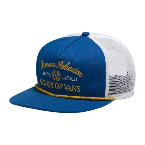 Vans Polyester Baseball Caps Unisex Blue