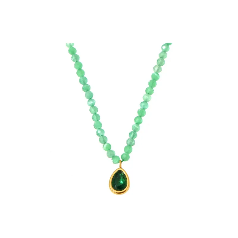 Heart Grass Alloy Necklaces Women's-0