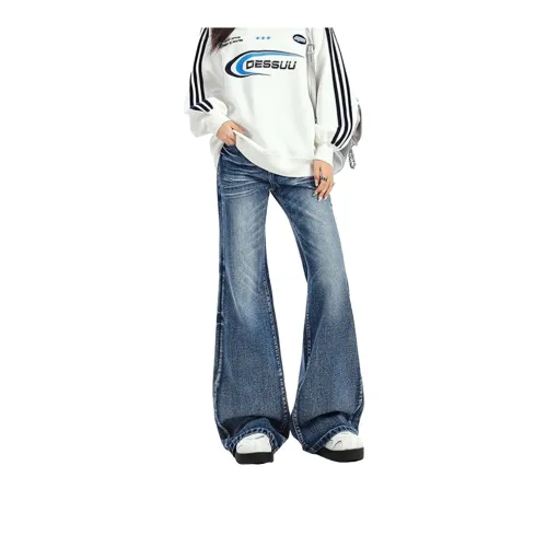 FAIRWHALE Jeans Women's Vintage Blue