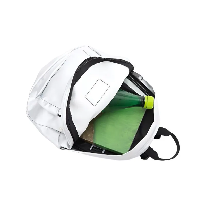 JanSport Fabric Backpack Mini Unisex Silver-4