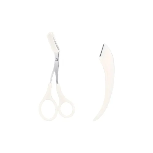 KEQI Folding Eyebrow Trimmer Long Micro-Safety Blade 1 Pack