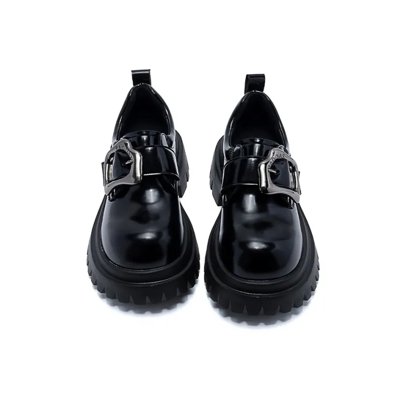 EXULL Q Ballet Flats Loafers Women's Black-4