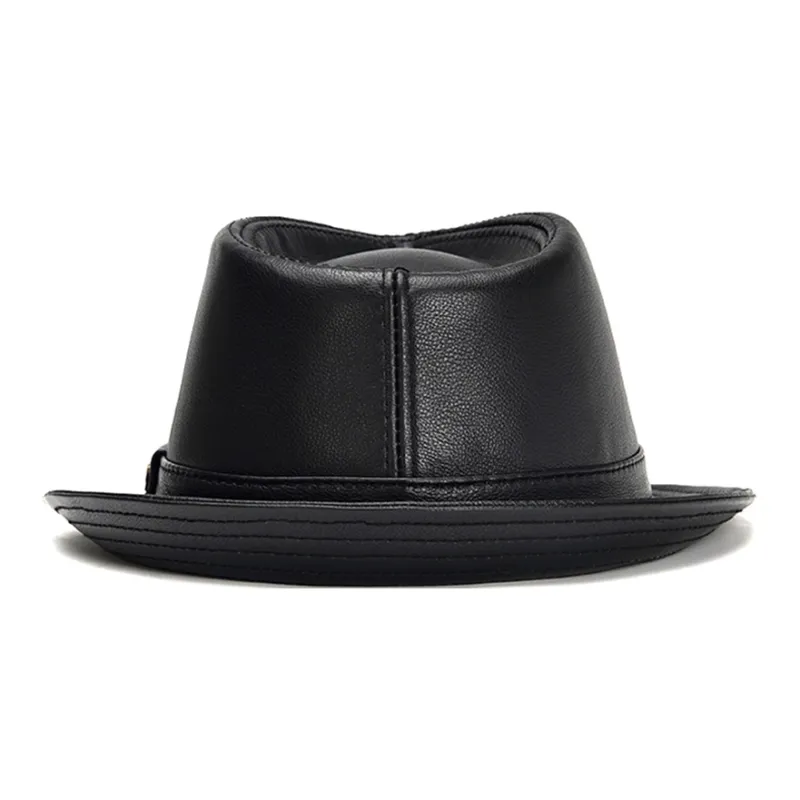 PIERRE CARDIN Cow Leather Top Hats Men's-2