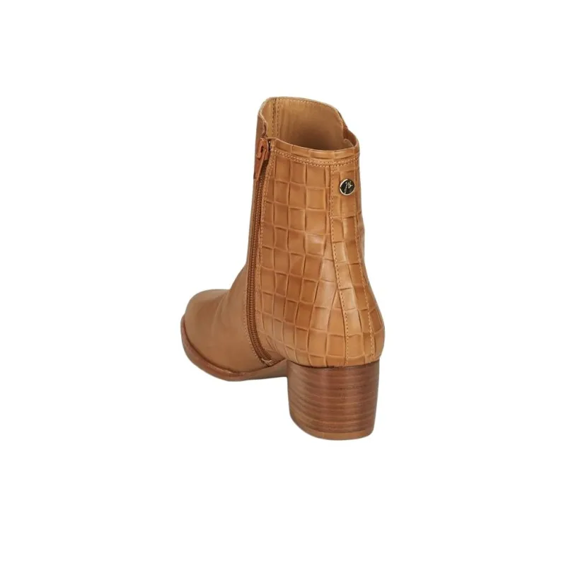 JB MARTIN Loca Ankle Boots 6cm Women's Brown-4