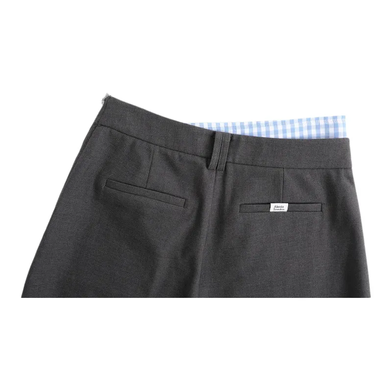 Alexia Sandra Casual Pants Women's Gray Blue-3