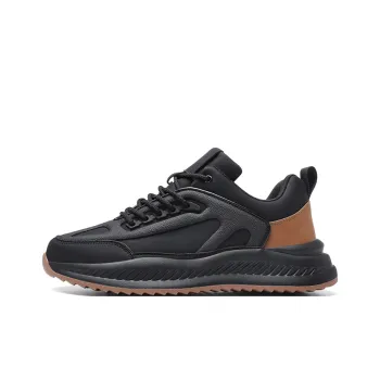 QIUTEXIONG Casual Shoes Men Low Top Black/Wheat/Beige/White/Green